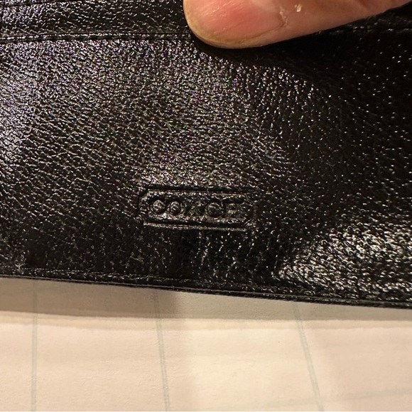 Vintage Coach Wallet Black/White - Picture 14 of 14